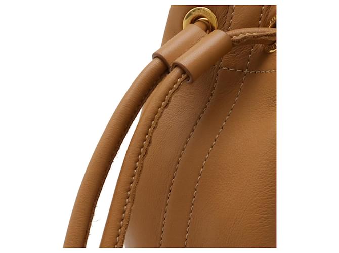 Borsa Loewe Sailor Small Drawstring Bucket Marrone - vista 6