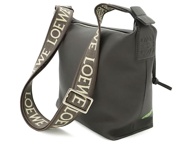 Borsa a tracolla Loewe Cuby Grigio antracite - vista 3