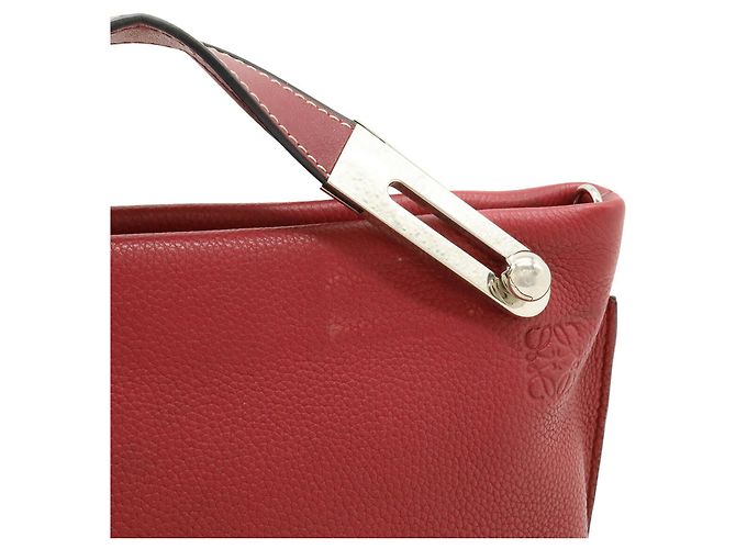 Clutch piccola Loewe Anagram Missy Rosso - vista 10