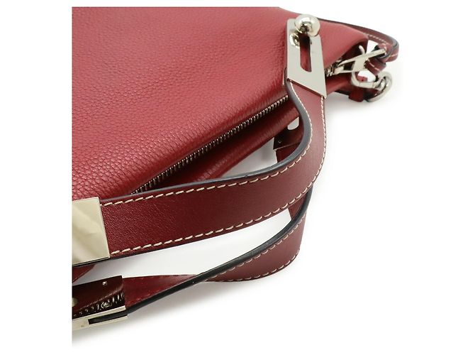Clutch piccola Loewe Anagram Missy Rosso - vista 5