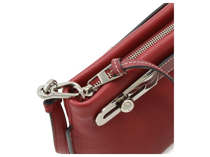 Clutch piccola Loewe Anagram Missy Rosso - vista 6