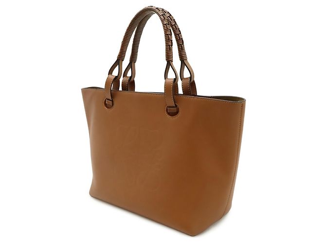 Bolso Tote Loewe Anagram Small Castaño - vista 10