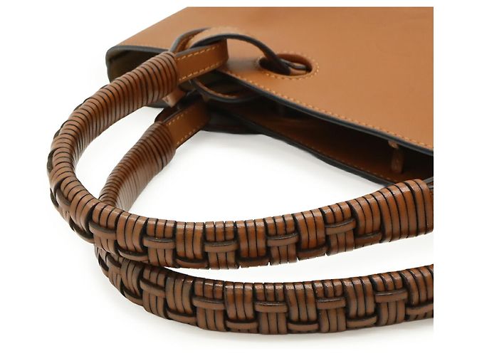 Bolso Tote Loewe Anagram Small Castaño - vista 6
