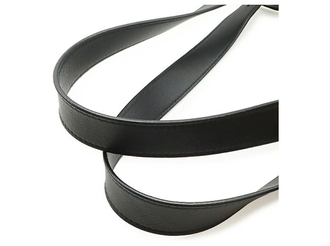 Bolso tote horizontal con hebilla Anagram Loewe Negro Blanco - vista 5