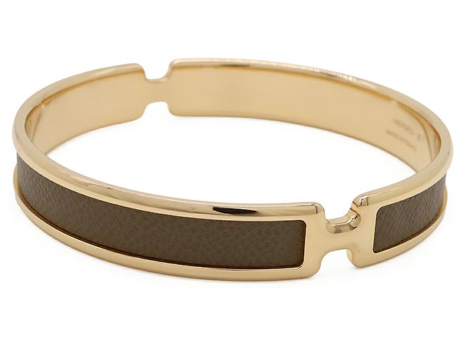 Hermès Pulsera Charm Olympe Hermes Dorado Gris - vista 4