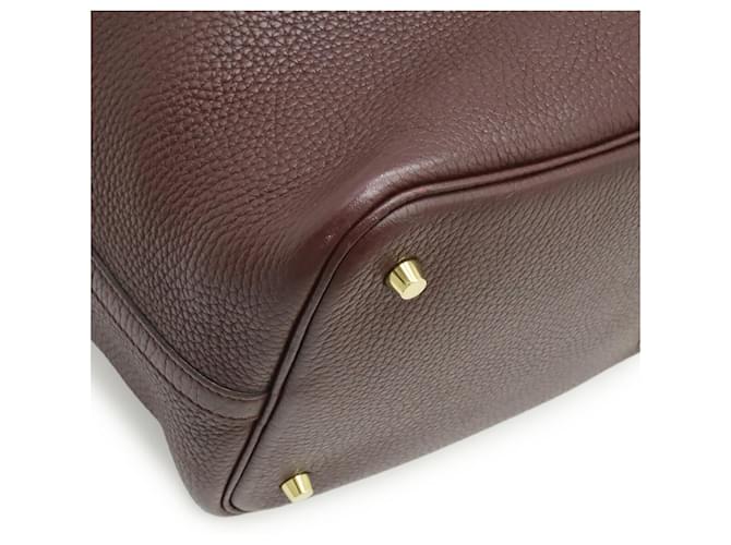 Hermès Borsa HERMES Picotin Lock 22 MM Rosso Arancione - vista 4