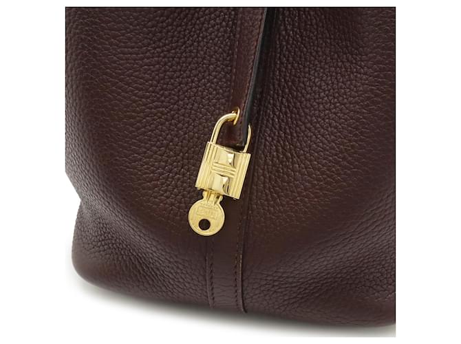 Hermès Borsa HERMES Picotin Lock 22 MM Rosso Arancione - vista 9