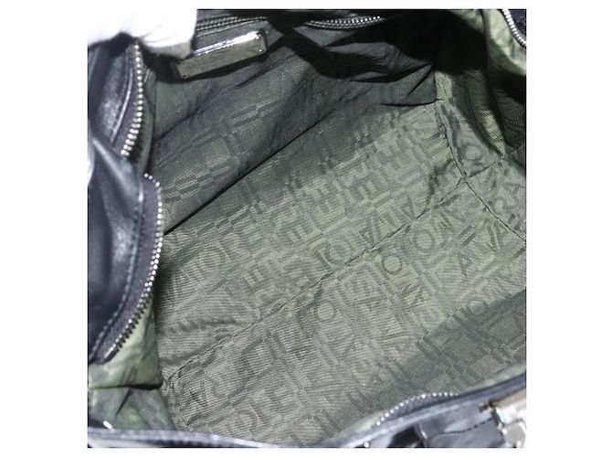 Salvatore Ferragamo Gancini in pelle lucida Nero - vista 5