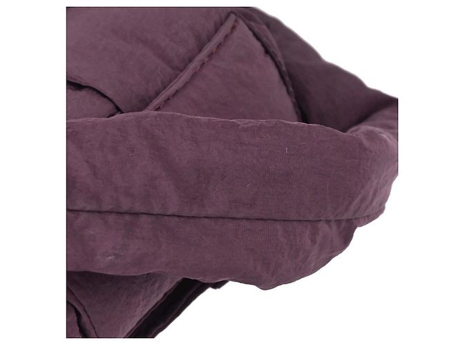 Bottega Veneta Padded Tech Cassette Intrecciato Nylon Violet - vista 6