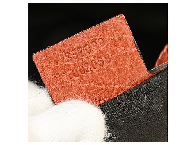 Gucci Bamboo Bar Hobo Leder Medium Braun - Ansicht 5