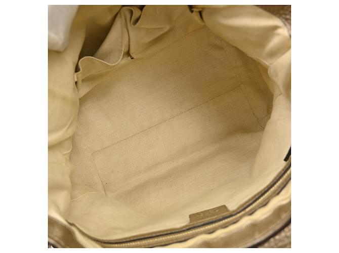Gucci Bella Flap Leather Medium D'oro - vista 3