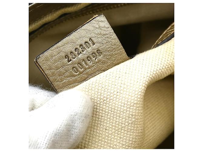 Gucci Bella Flap Leather Medium D'oro - vista 5