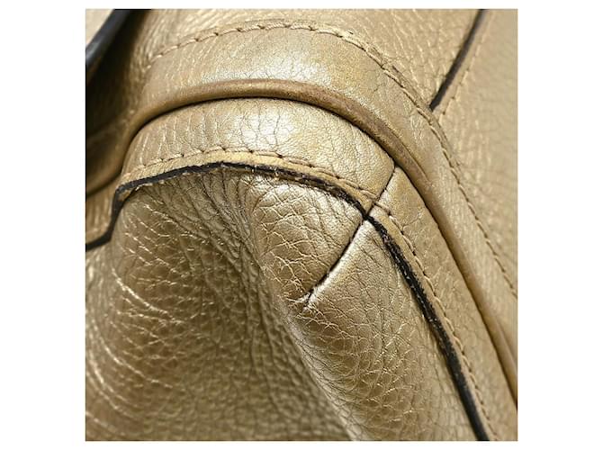 Gucci Bella Flap Leather Medium D'oro - vista 6
