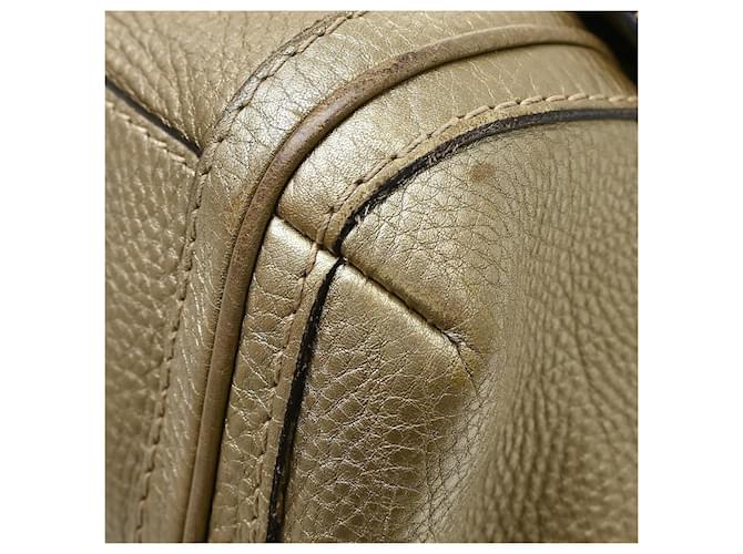 Gucci Bella Flap Leather Medium D'oro - vista 7