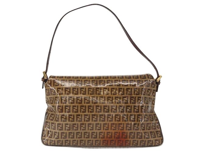 Fendi Mamma baguette Cuir verni Marrone - vista 2