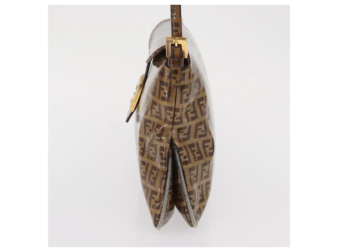 Fendi Mamma baguette Cuir verni Marrone - vista 4