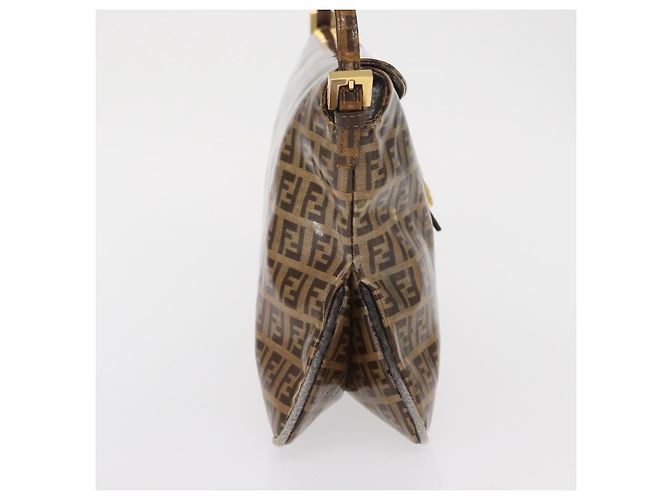 Fendi Mamma baguette Cuir verni Marrone - vista 5