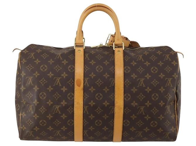 Louis Vuitton Keepall Monogram Canvas 45 Marrone - vista 2