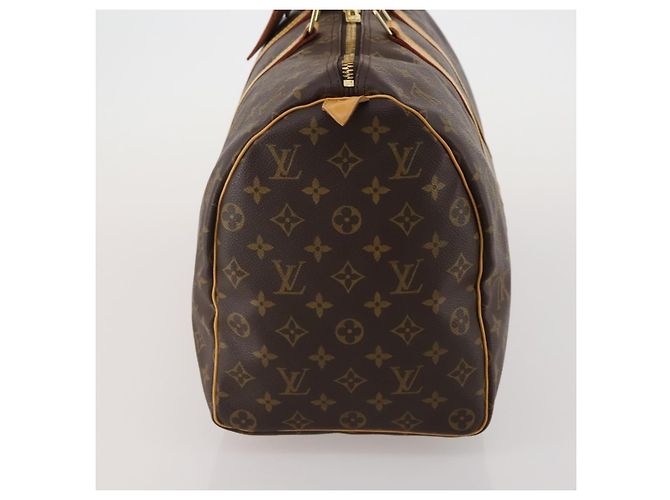 Louis Vuitton Keepall Monogram Canvas 45 Marrone - vista 3