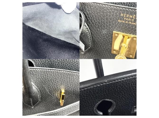 Hermès Borsa Hermes Birkin 35 Nero - vista 11