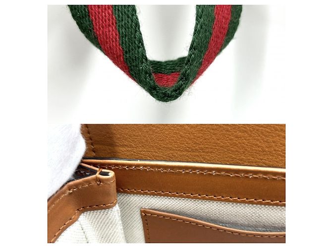Bamboo Marsupio in bambù da uomo Gucci Marrone Beige - vista 8