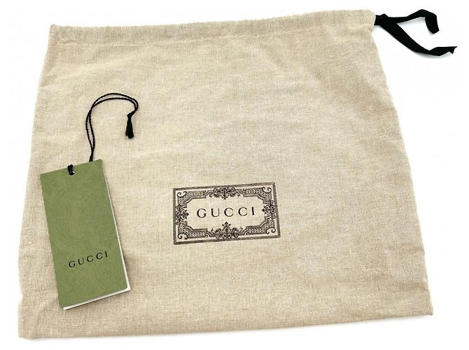Bamboo Marsupio in bambù da uomo Gucci Marrone Beige - vista 9