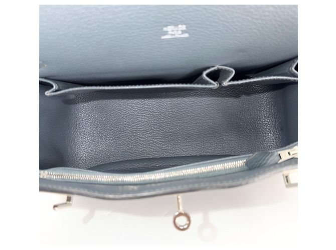 Hermès Borsa a Spalla Hermes Jypsiere 28 Blu - vista 4
