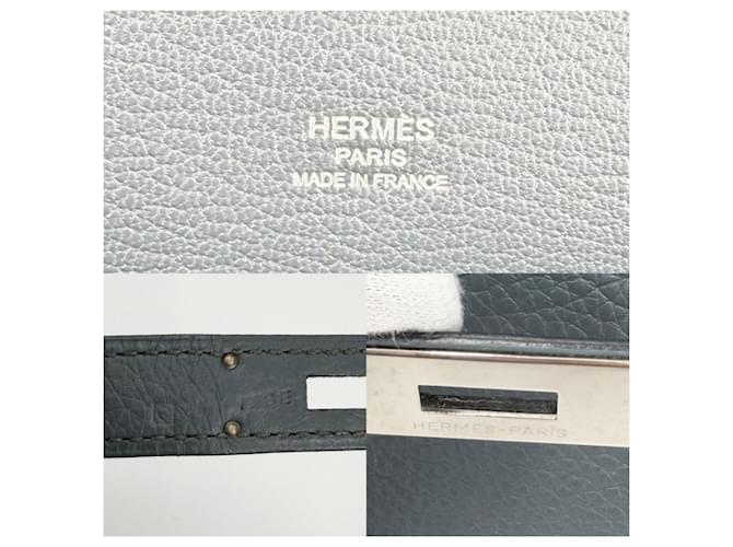 Hermès Borsa a Spalla Hermes Jypsiere 28 Blu - vista 5