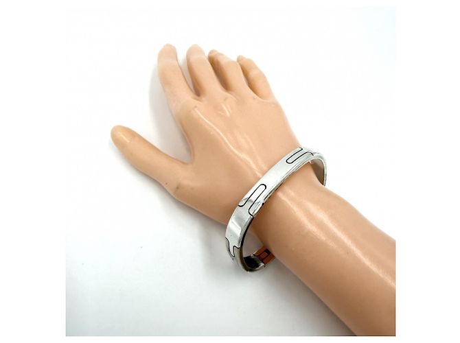 Hermès Hermes Bangle Men's Hercules Bracelet Silvery Bronze - view 2
