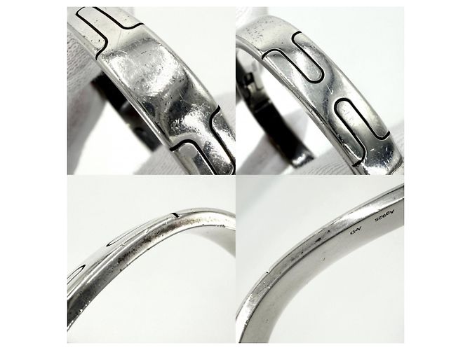 Hermès Hermes Bangle Men's Hercules Bracelet Silvery Bronze - view 6