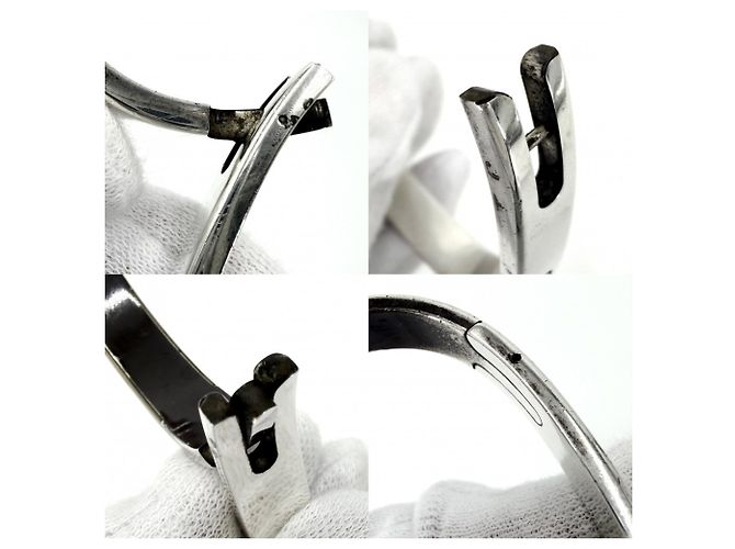 Hermès Hermes Bangle Men's Hercules Bracelet Silvery Bronze - view 7