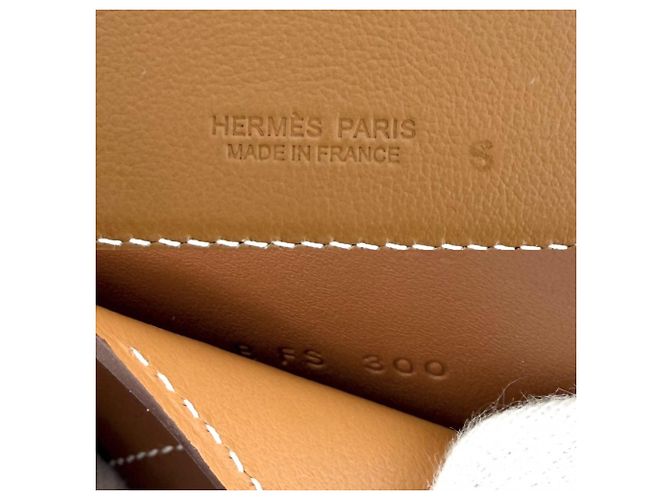 Hermès Tarjetero de cuero marrón Hermes Castaño - vista 4