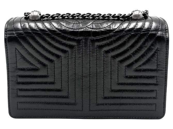 Borsa a tracolla con catena Korean Garden da donna Chanel Nero - vista 2