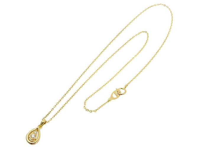 Collana Christian Dior in oro giallo 18K e diamanti - vista 2