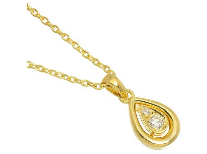 Collana Christian Dior in oro giallo 18K e diamanti - vista 3