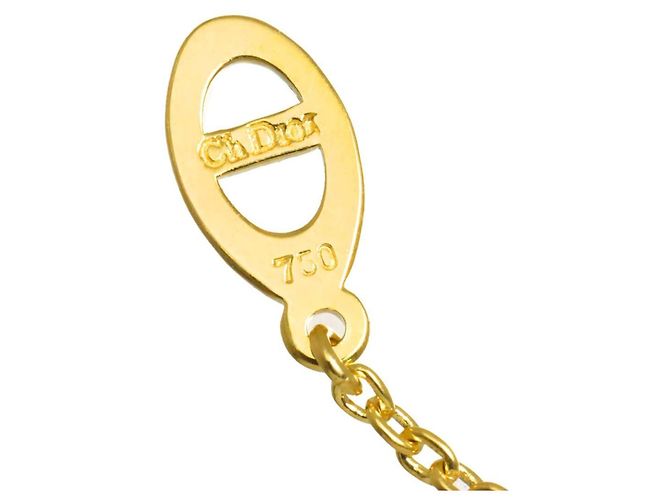 Collana Christian Dior in oro giallo 18K e diamanti - vista 5