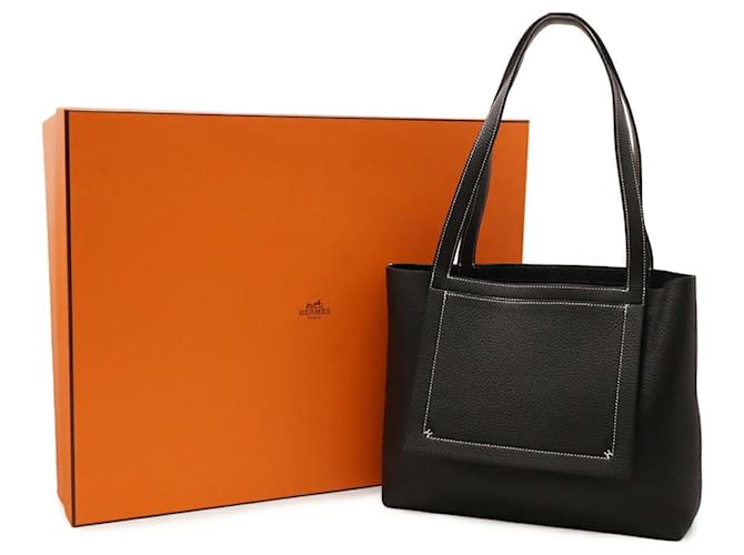 Hermès Hermes Cabasellier 31 Tote Bag Schwarz - Ansicht 7