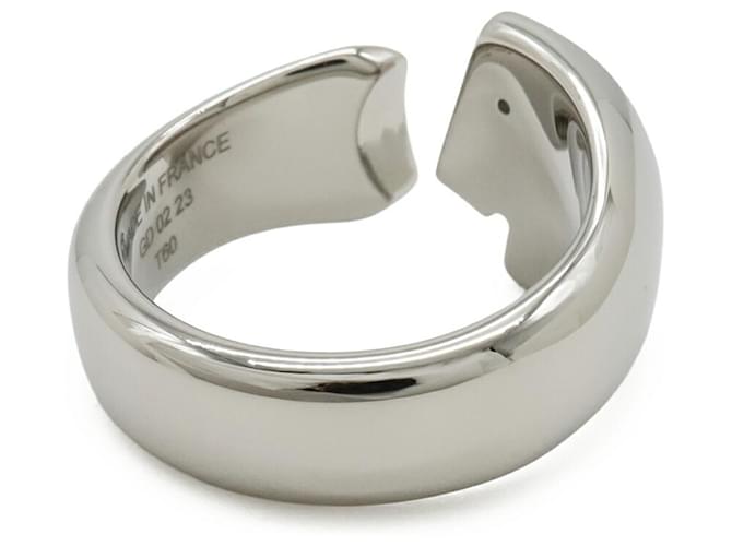 Ring Hermès Anello Clou de Selle Carousel Hermes Argento Crudo - vista 4