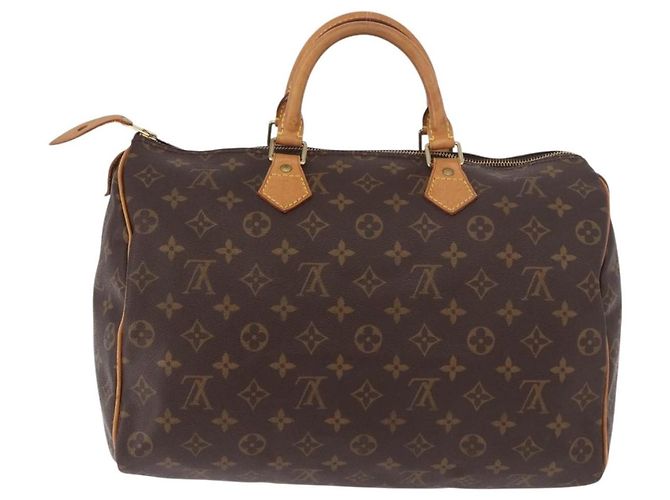 Louis Vuitton Speedy Monogram Canvas 35 Marrone - vista 2