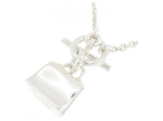 Hermès Collana Amulette Kelly Hermes Argento - vista 4
