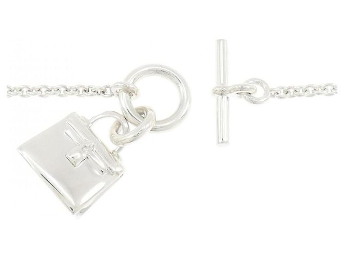 Hermès Collana Amulette Kelly Hermes Argento - vista 5