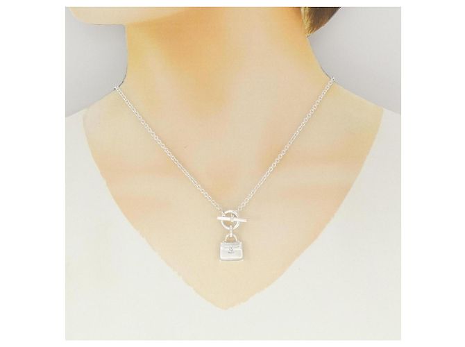 Hermès Collana Amulette Kelly Hermes Argento - vista 6