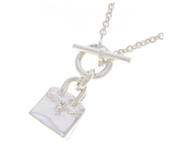 Hermès Collar Amulette Birkin Hermes Plata - vista 3