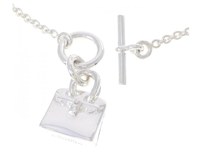 Hermès Collar Amulette Birkin Hermes Plata - vista 5