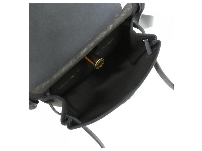 Hermès Borsa a tracolla Hermes Herbag Zip Nero - vista 7
