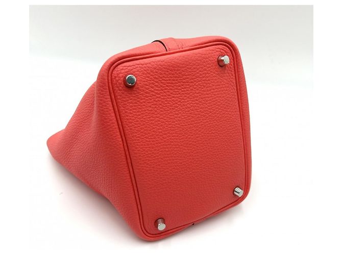 Hermès Hermes Picotin Lock PM Handtasche Rot - Ansicht 3
