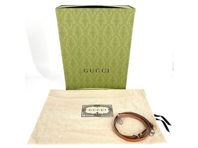 Borsa Tote Web GG media da donna Gucci Blu Beige - vista 10