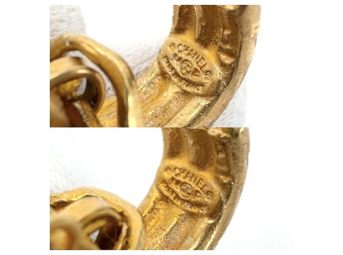 Orecchini a clip Chanel Vintage D'oro - vista 4