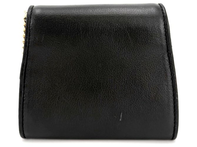 Blondie Gucci Black Leather Chain/Shoulder Wallet Schwarz - Ansicht 2