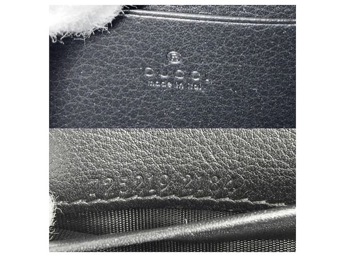Blondie Gucci Black Leather Chain/Shoulder Wallet Schwarz - Ansicht 5